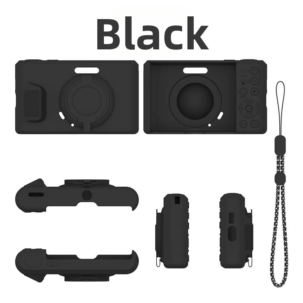 Silicone Camera Protective Case Shockproof with Lanyard Body Cover Anti-Scratch Skin Shell for KODAK PIXPRO C1