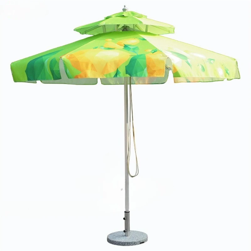 

Aluminum alloy pull rope middle column, umbrella outdoor