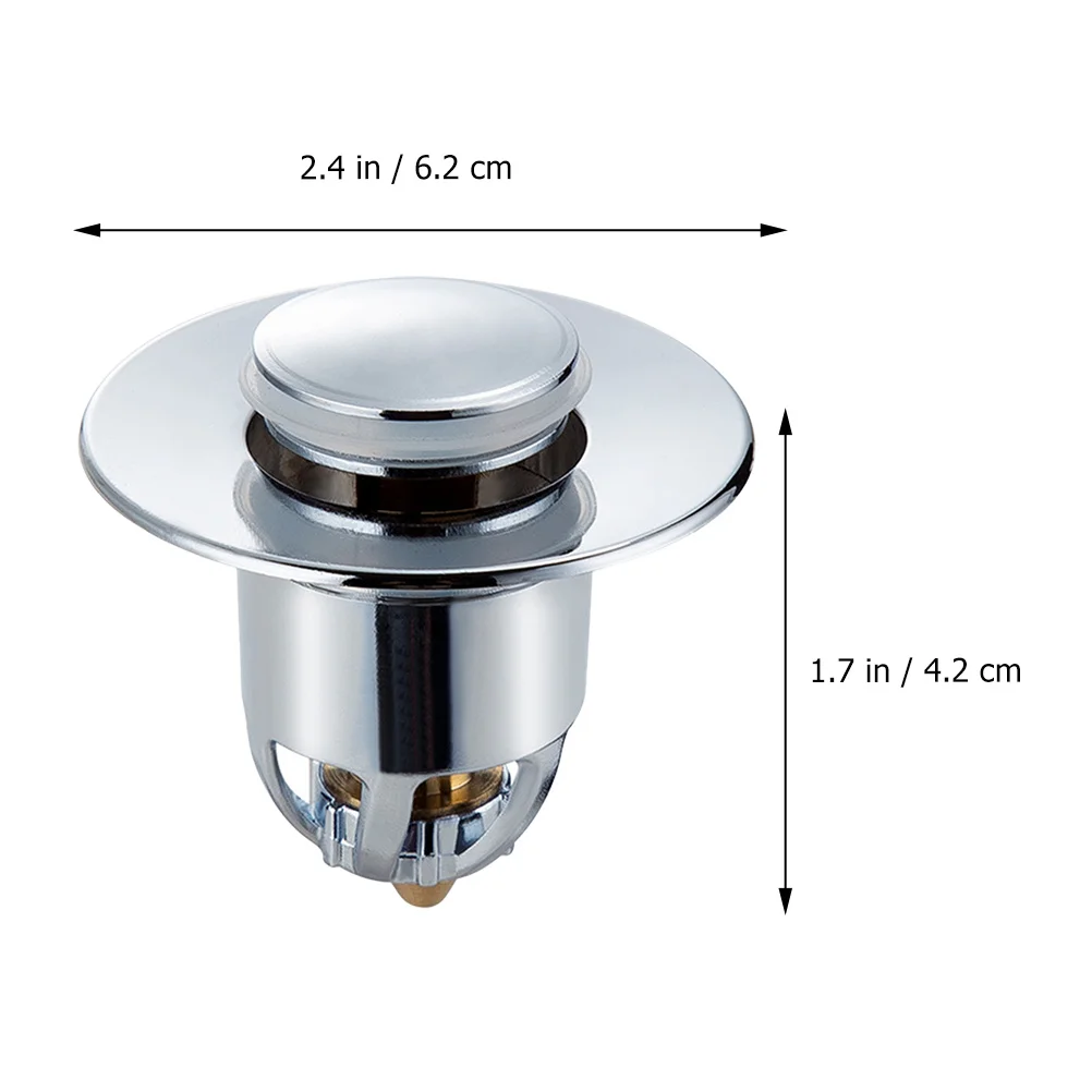 Premium Sink Stopper Durable Bounce Core Stopper for Bathroom Kitchen Sinks Tubs Easy to Clean Shower Drain Plug