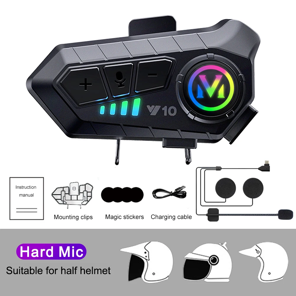 

Motorcycle Helmet Wireless Bluetooth Headset Moto Display FM Radio Music Motorcycle Helmet IPX66 Waterproof