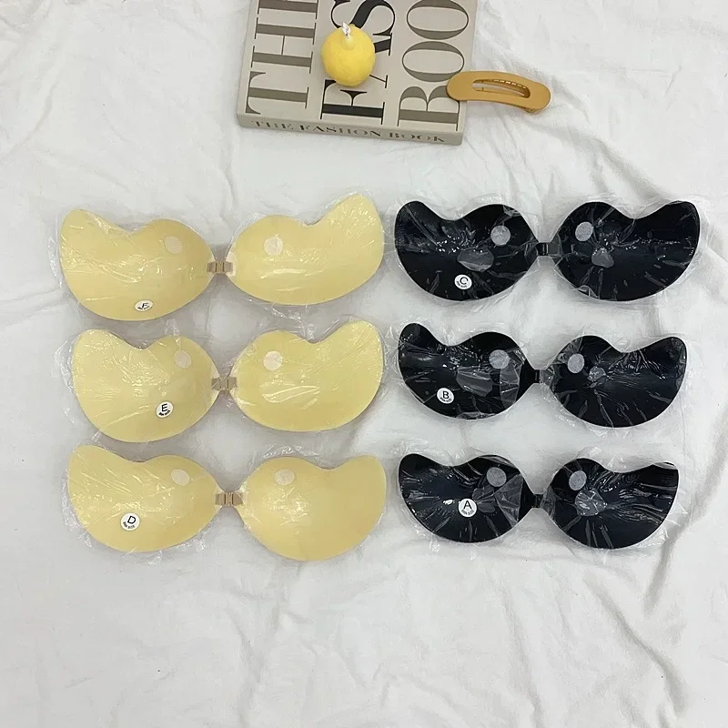 1/2pcs Reusable Silicone Bust Nipple Cover Pasties Stickers Mango Breast Self Adhesive Invisible Lift Tape Push Up Strapless Bra