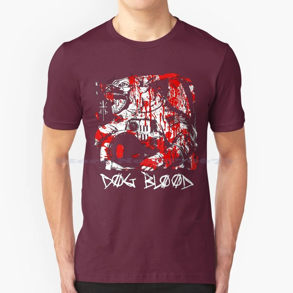 Dog Blood Middle Finger T Shirt 100% Cotton Tee Skrillex Boys Noize Beatport Next Order Eatports Techno Turn Off The Lights The