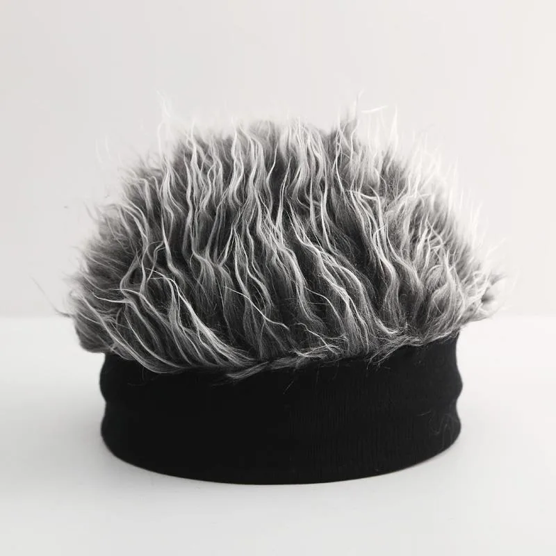 2-in-1-Strickmütze für Herren und Damen im Winter – trendig lustig (Dizhu-Mütze) / (Melon Rind Cap) |   Europäisch