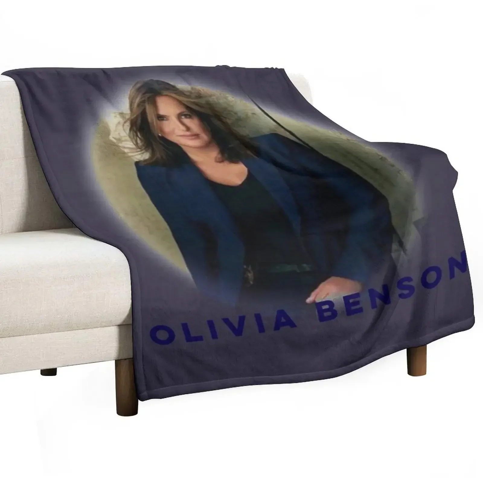 

Music Vintage Olivia Benson Throw Blanket Plush Sofas Soft Plush Plaid Single Blankets