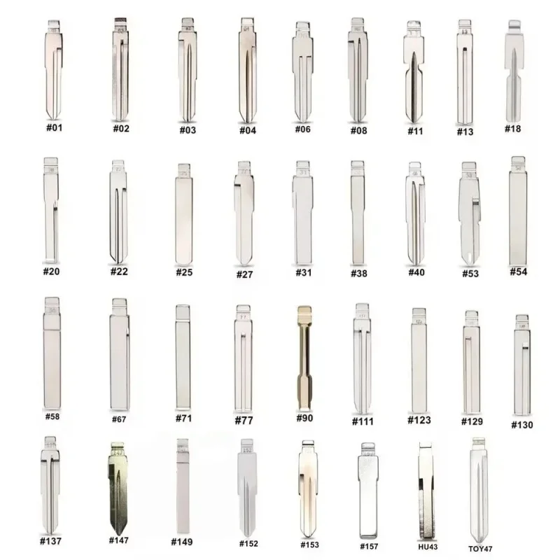 175pcs Car key Blank Remote KD Key Blade for KD900/KD-X2 KD VVDI Xhorse JMD Remotes