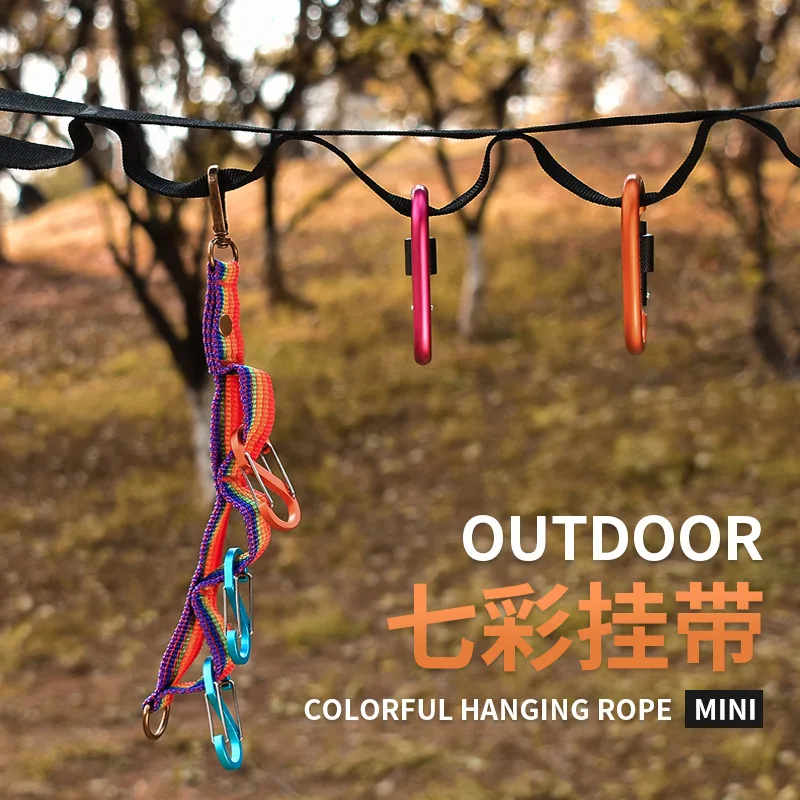 Outdoor Mountaineering And Camping Accessories, Portable Chrysanthemum Chain, Hanging Tent Keychain, A873