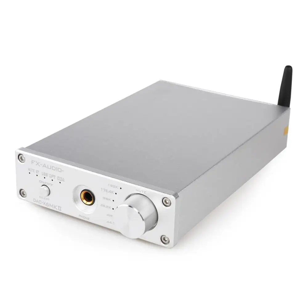 Imagem -04 - Fx-áudio-chip Decodificador Dac Bluetooth 5.0 Aptx Spdif Coaxial Pc-usb Amplificador Rca Usb Dac Dac-x6 Mkii Ess9018 Tpa6120