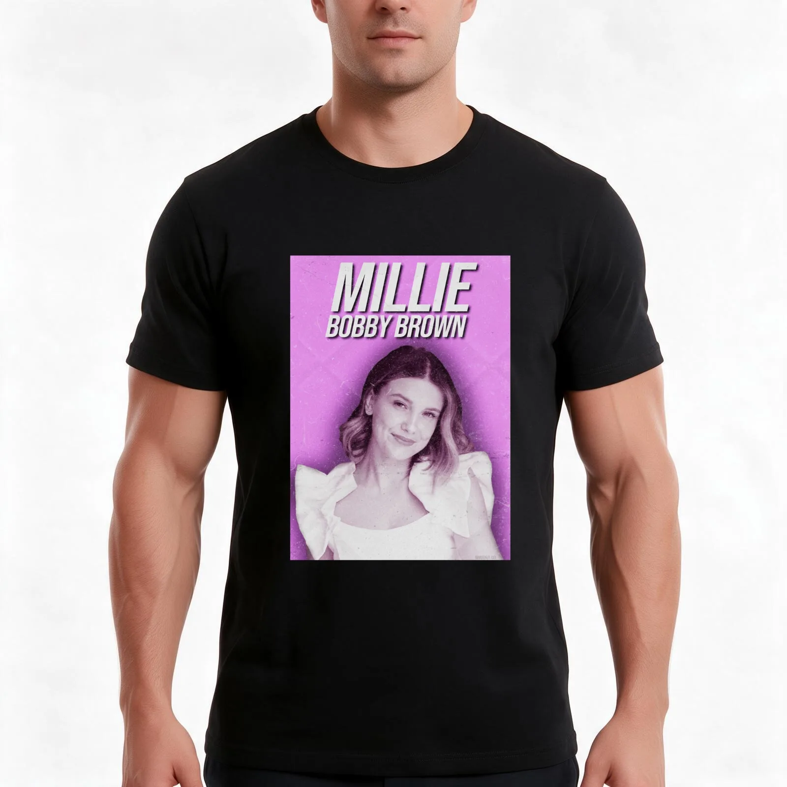 Millie Bobby Brown Shirt, Homage Shirt, Eleven Shirt, Fan T-Shirt, Classic Crew Neck Shirt, Breathable Cotton Everyday Tee