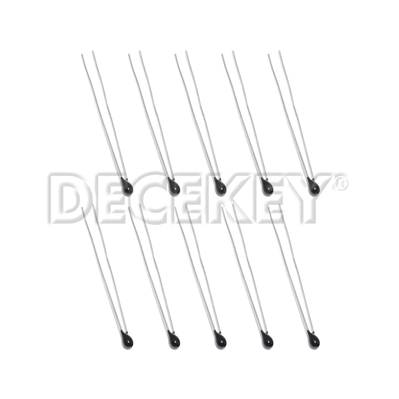 10PCS NTC Thermistor Thermal Resistor MF52 NTC-MF52AT 1K 2K 3K 4.7K 5K 10K 20K 47K 50K 100K 5% 3950B 1 2 3 4.7 K Ohm R