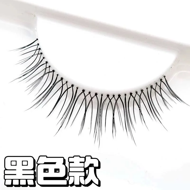 5 Pairs Natural Simulation Sunflower False Eyelashes Black Brown Transparent Stem Korean Beauty Makeup Tool Eyelash Extension