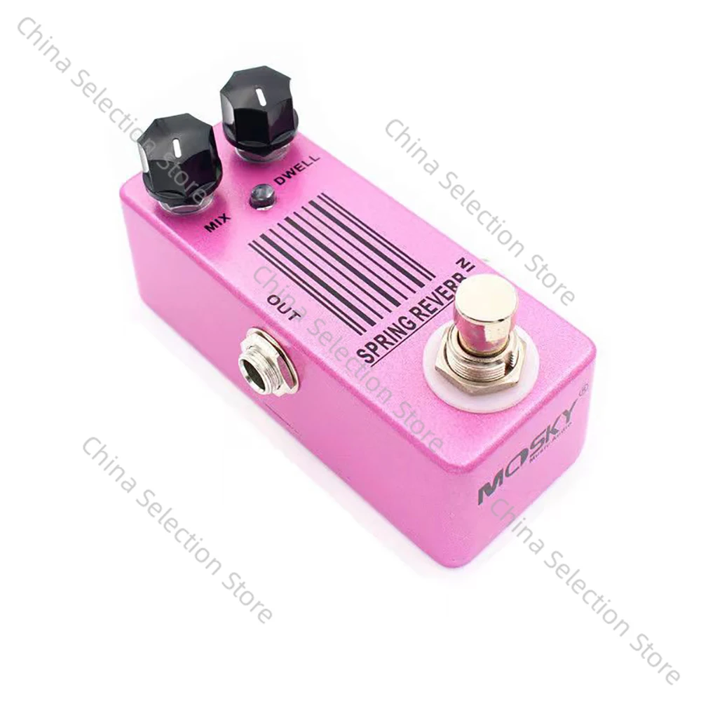 MOSKYAUDIO Mini Single Guitar Effect Pedal SPRING REVERB MP-51 True Bypass Metal Electric Guitar Parts efeito guitarra