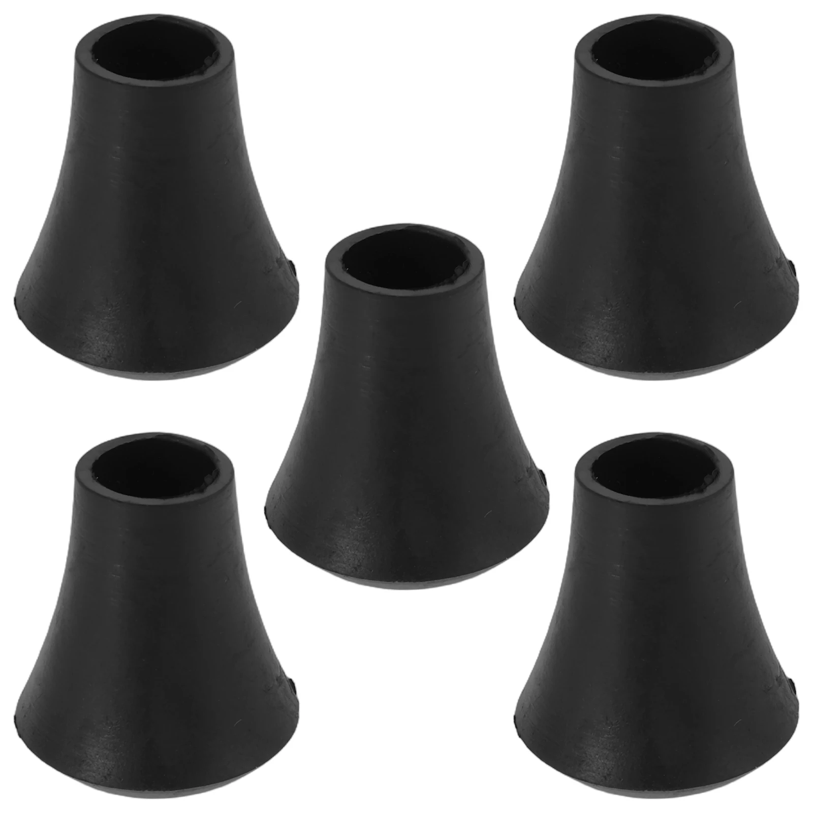 

5pcs Tom Leg Brackets Durable Rubber Antiskid Stable Support Easy Installation Compatible with Various Sets Black for Kick
