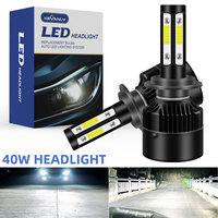 2pcs H7 LED 9005 9006 Led X7 Car Headlights 9004 9007 HB3 HB4 LED Bulbs Auto Headlamp Fog Light Bulbs White 6000k Universal 12V