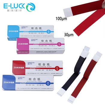 Dental Articulating Paper Strips Double-sided Bite Paper Oral Teeth Care Whitening Dentist Material Tools