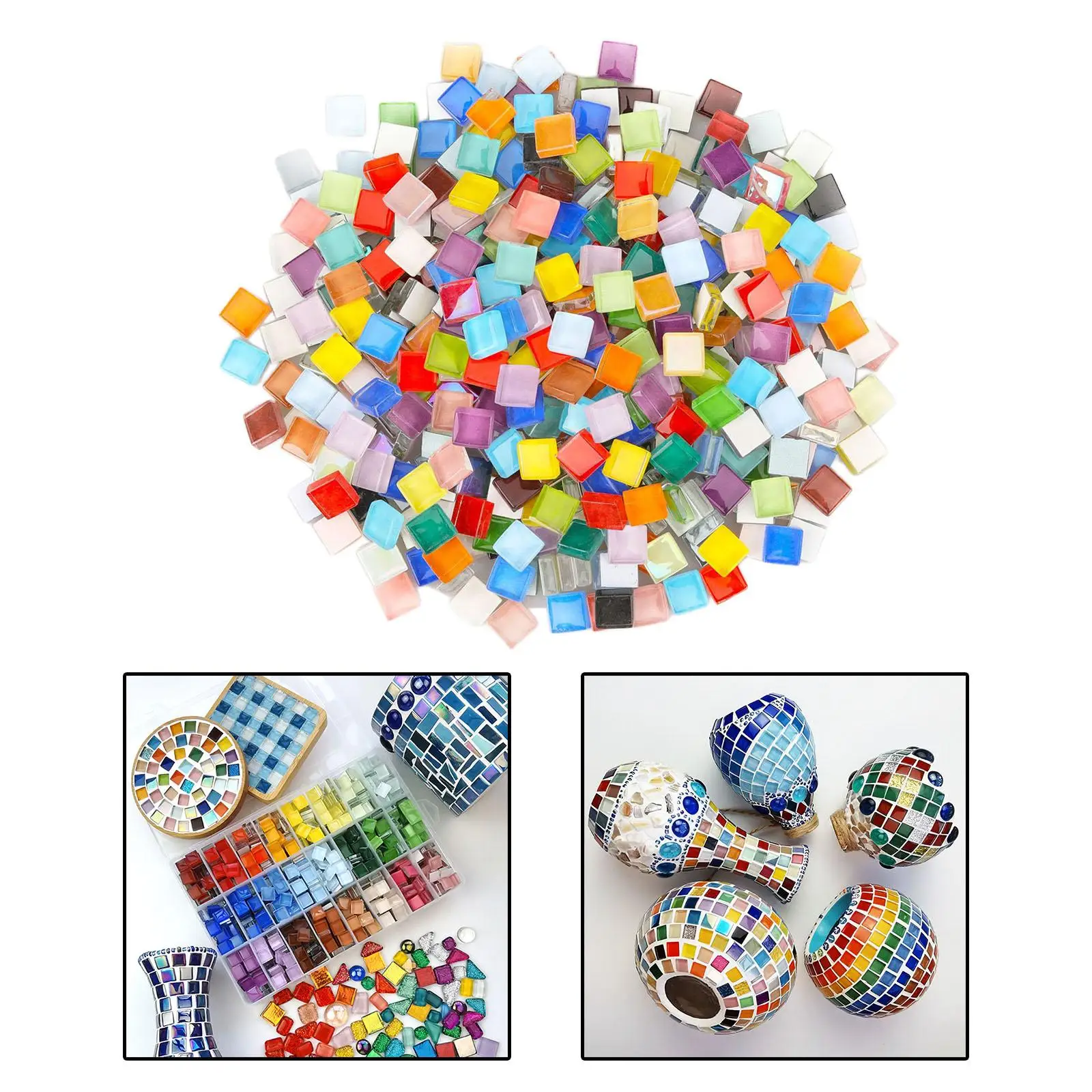 1000g telhas de mosaico quadrado misto cozinha diy hobbies arte 1kg