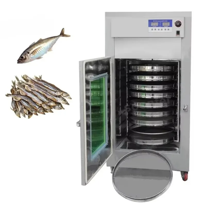 Full Automatic Small Seafood Drying Machine Fish Smoking Machine For Catfish Processing Food Factory