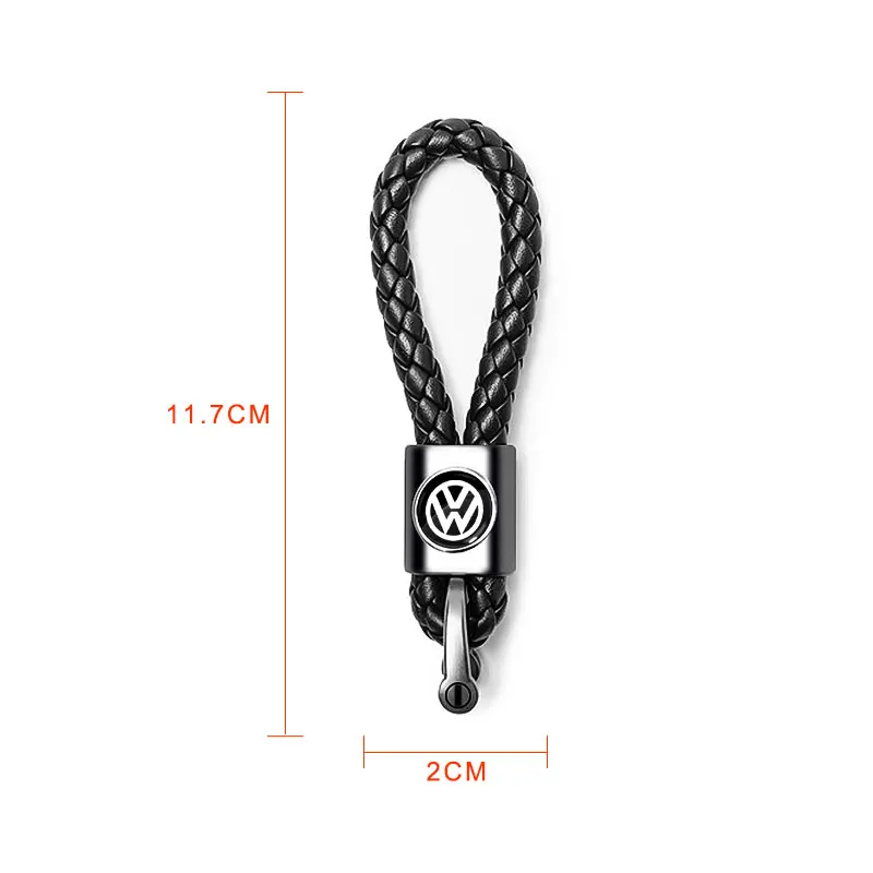 Car Metal Badge Emblem Keychain Creative Key Holder Key Ring for VW Golf 7 MK7 Tiguan MK2 for Seat Ateca Leon FR Ibiza Skoda view 4