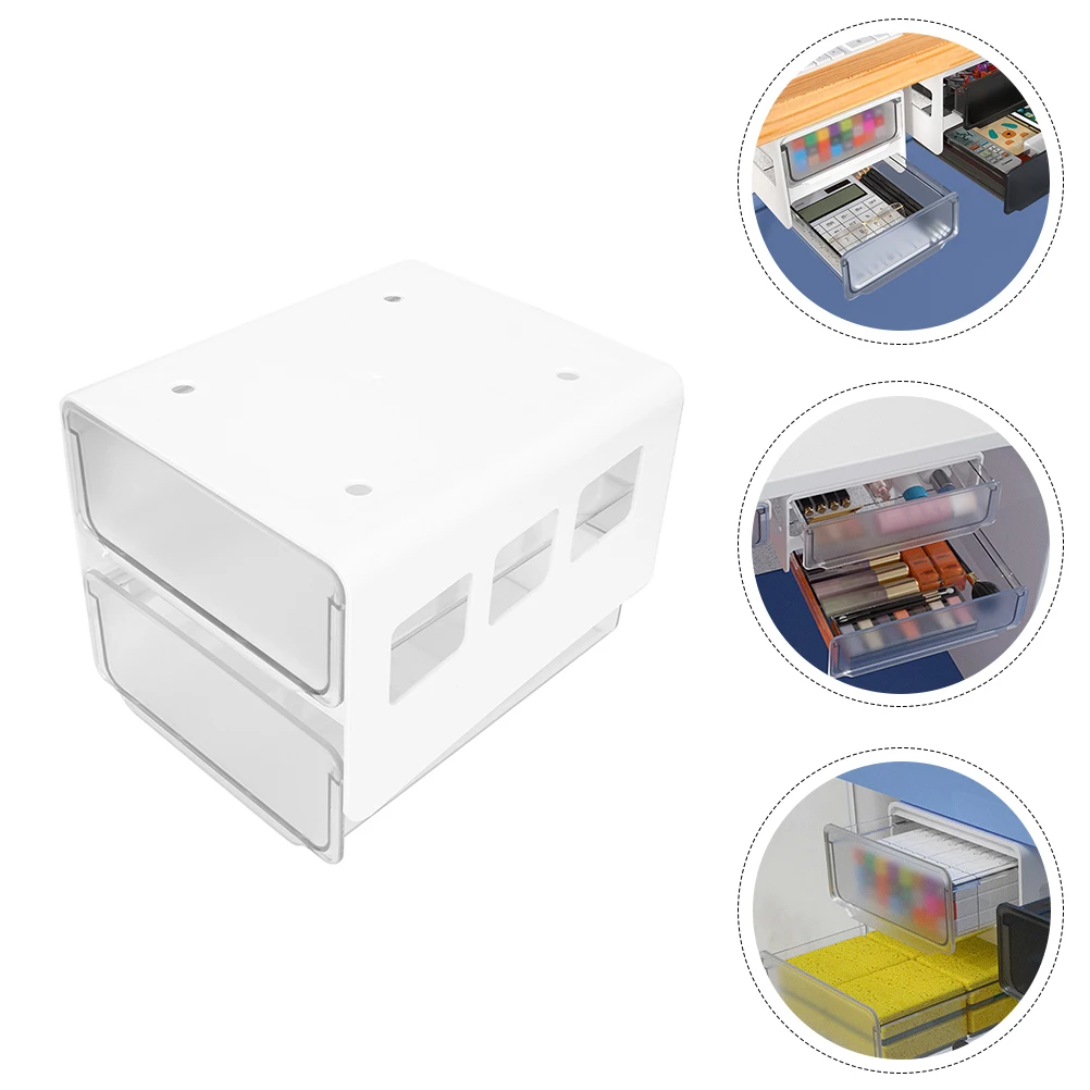 

Storage Box Office Container under Desk Organizer Pencil Stationery Containers