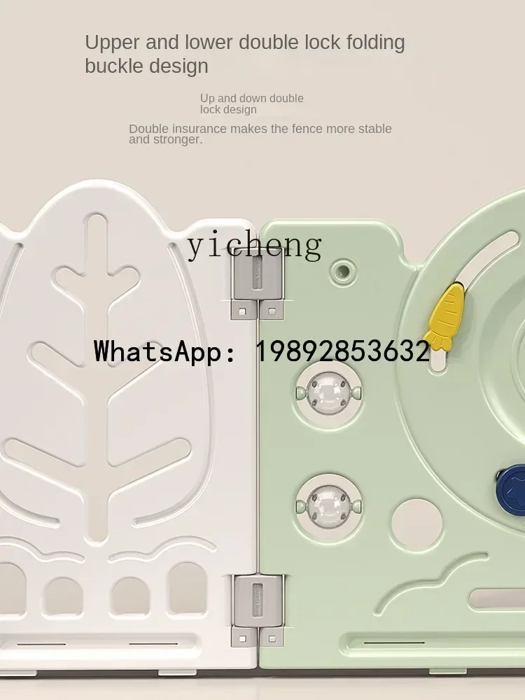 WL Baby Game Fence واقية الطفل للطي سياج الأطفال الأرض لعبة سياج حصيرة للزحف