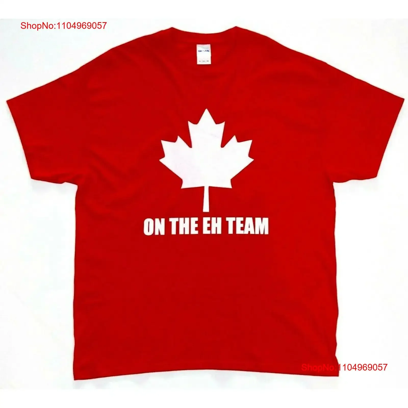 

Футболка On the Eh Team Funny CANADA, мужская футболка размера XL, красный кленовый лист, новая винтажная стираная растянутая модная слегка уличная одежда