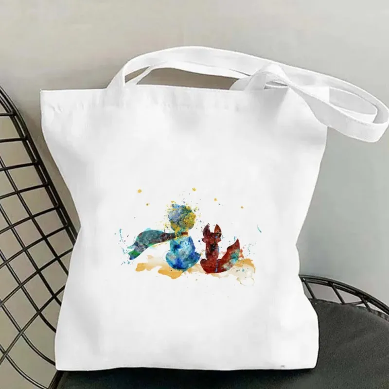 Little Prince Women Shoulder Bags Tote Bag Capacity Canvas Bag