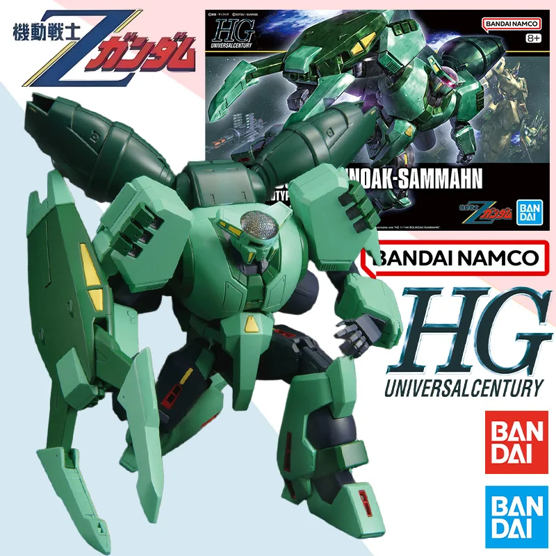 BANDAI Original HGUC 1/144 PMX-002 BOLINOAK-SAMMAHN Anime Mobile Suit GUNDAM Model Assembly Kit Action Figure Toy Gifts for Kids