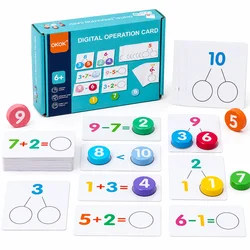 Children's math early education teaching aids, number cognition matching, mathematical operations learning, educational toys