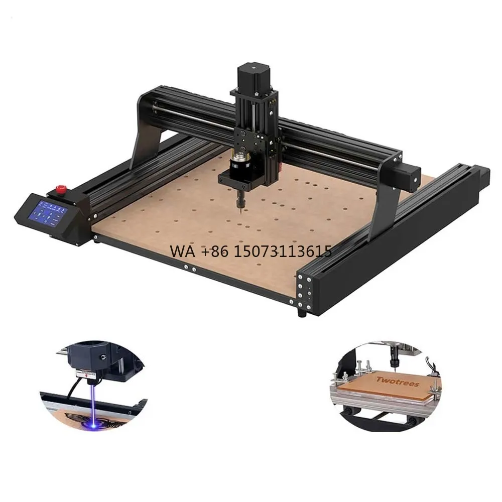 

TWOTREES TTC450 Y-Axis Dualscrew Drive 120W CNC Module Professional High Precision Cnc Mini Milling Machines for Commercial