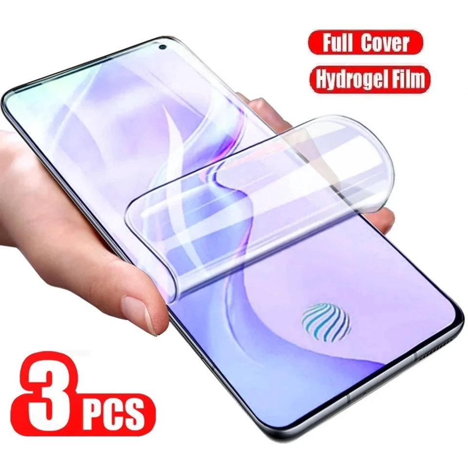 

3Pcs Hydrogel Film For TCL 501 505 605 K33 K32 5G Screen Protector Film