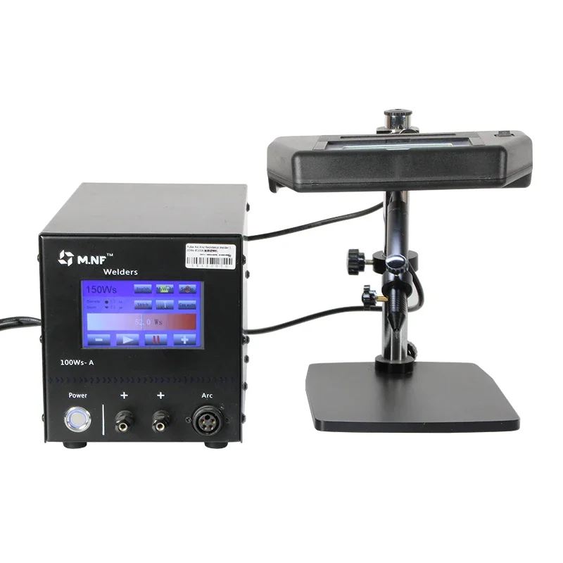 Touch-screen LCD Digital Tig Welding Machines 100A/150A Gold Silver Watch Repairing Pulse Argon Spot Arc Welder for Jewelry