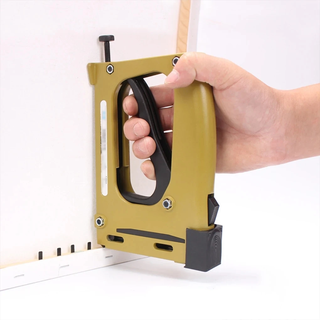 Manual Nail Gun Sheet Nail Framing Nail Gun HM515 Photo Frame DIY Stapler Hand Staple Flex Point Tacker Fixed Nail Gun Tools