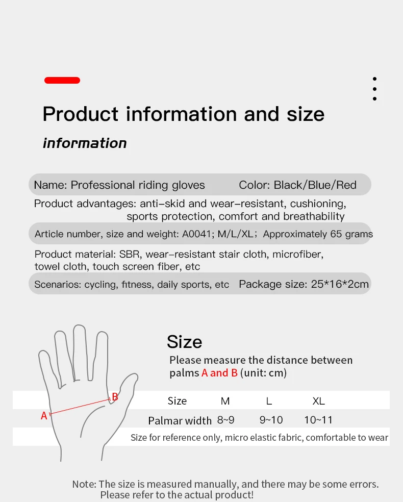 Kyncilor Gloves Outdoor Sports Cycling Running Hiking Anti Slip Pad Breathable Motorcycle MTB Road Hiking Gloves For Men Women