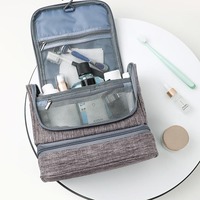 Travel Toiletry Bag With Handle Multifunctional Wet Dry Makeup Bag For Outdoor