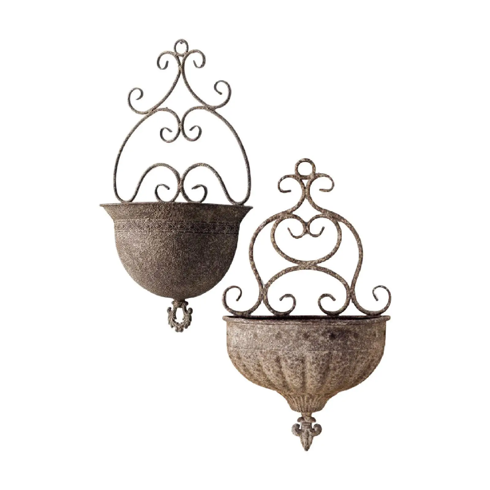 

Wall Planter Home Decoration Flowerpot Hanging Flower Pot Wall Mount Hanging Planter for Fence Farmhouse Yard Courtyard Railing