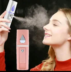 Nano Spray Facial Steamer Mini Handheld Portable Mist Sprayer Water Replenishment Instrument Hydration Humidifier Skin Care Tool