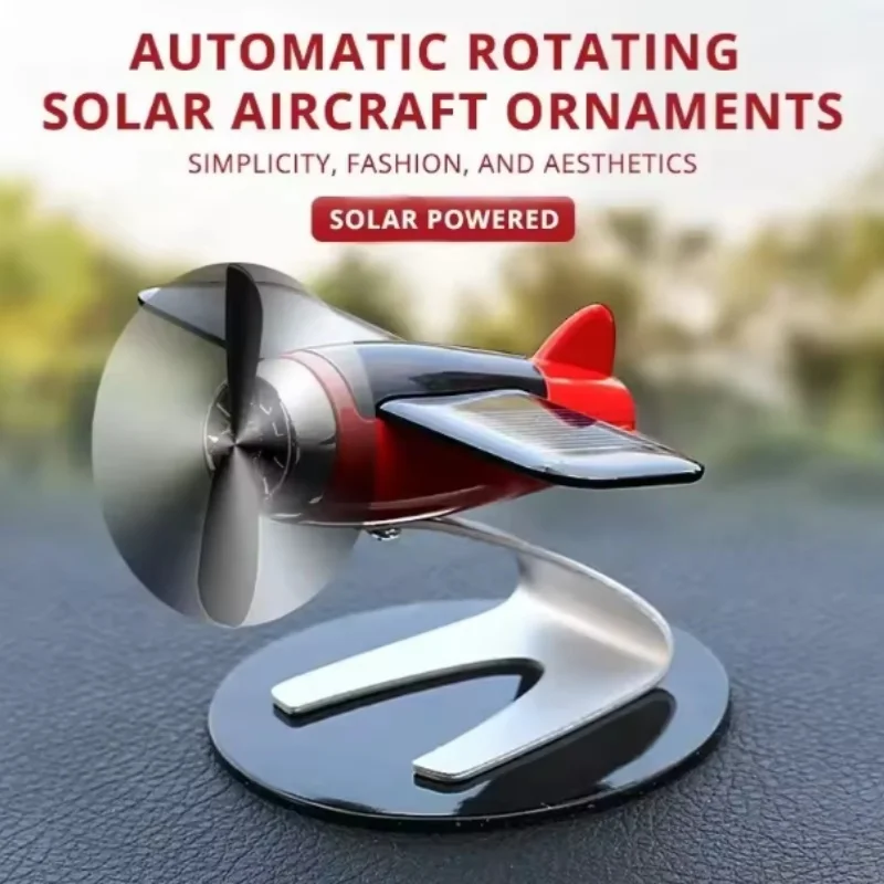 

Solar Airplane Toy Car Perfume Car Aromatherapy Accessories Center Console Decoration High-End Goods Car Interior Gifts