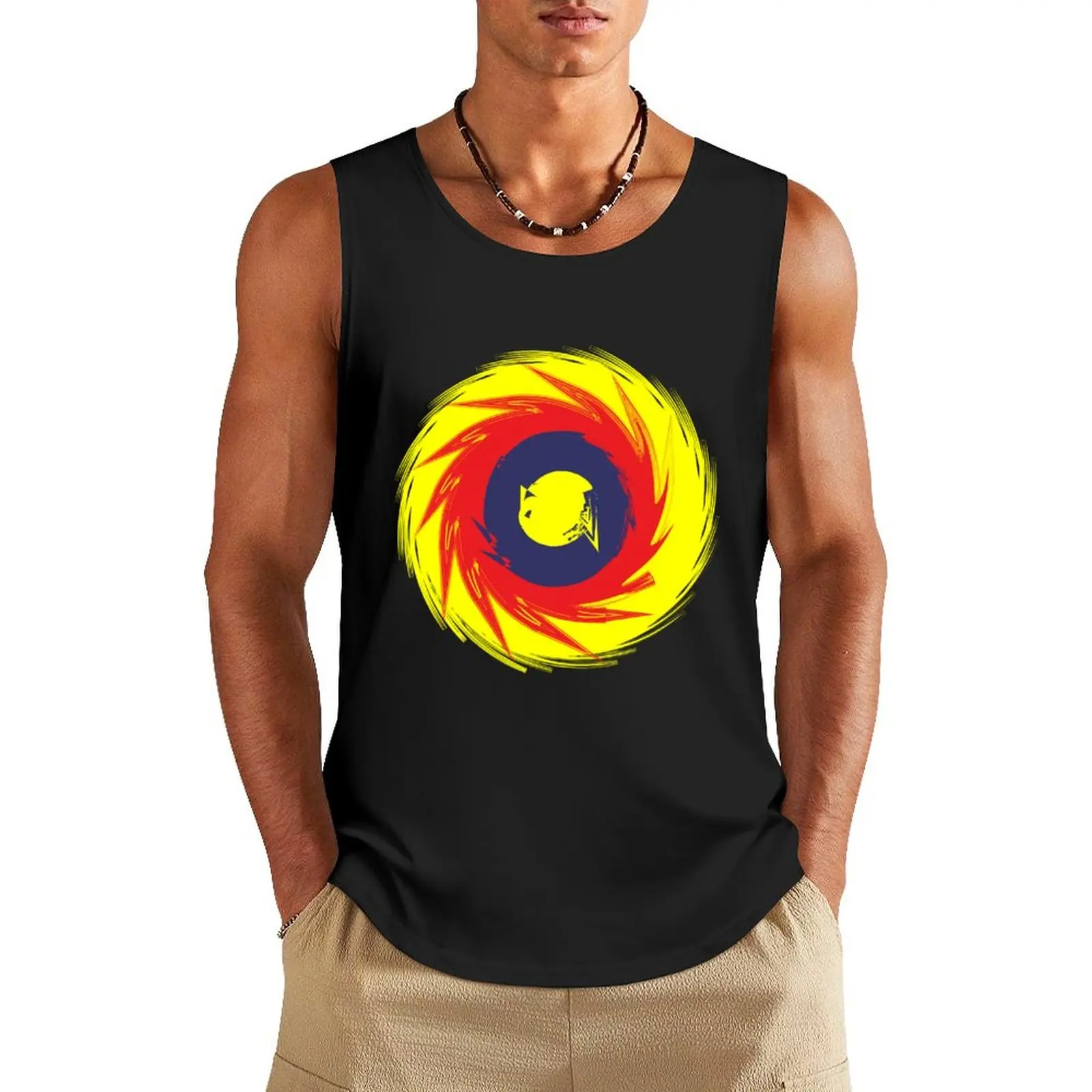 Eye of Jupiter Tank Top Bodybuilding shirt Sleeveless top sleeveless Men's t-shirts bodybuilding men