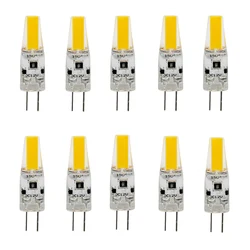 10Pcs/Lot COB LED G4 1W 2W Light Bulb AC DC 12V Corn Lamp 360 Beam Angle Spotlight Chandelier Lighting Replace 20W Halogen Lamps