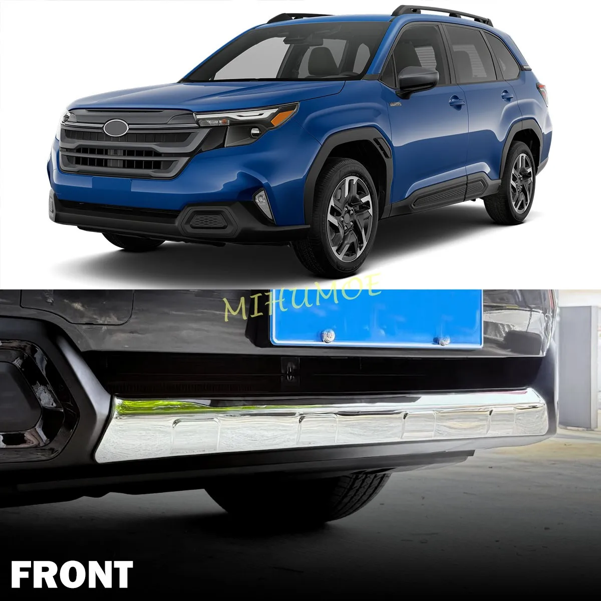 

Защитная полоса переднего бампера, нижняя молдинговая накладка для Subaru Forester 2025 2026, автомобильные аксессуары из нержавеющей стали