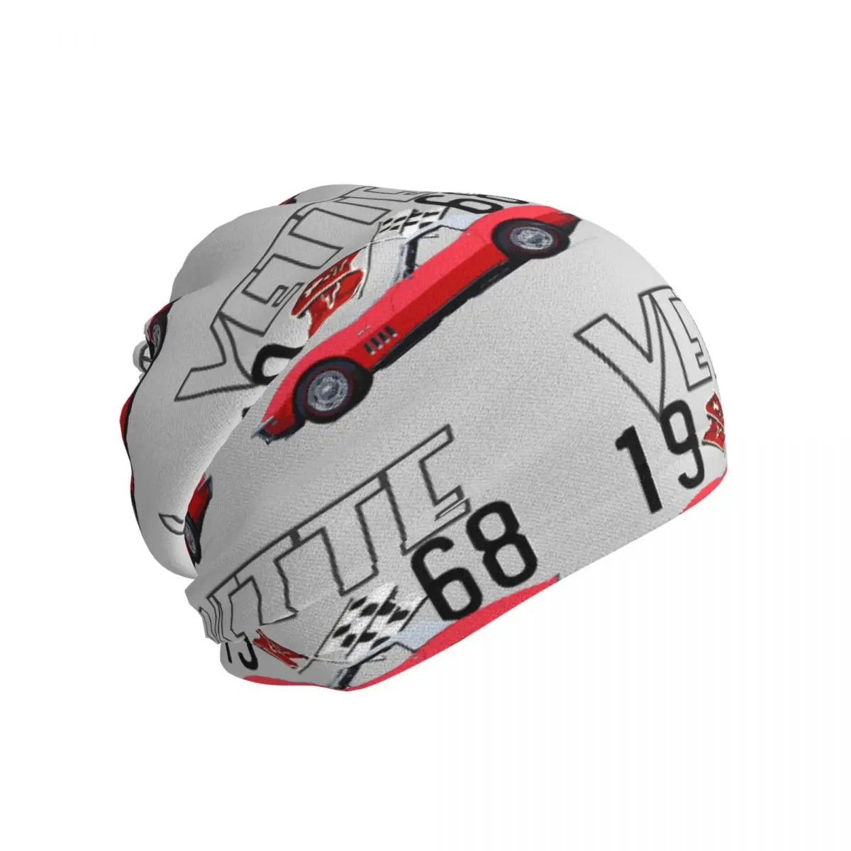 1968 Red Corvette C3 Convertible Classic Car Bandana Neck Cover Printed Wrap Scarf Cycling Headwear Unisex Adult All Season