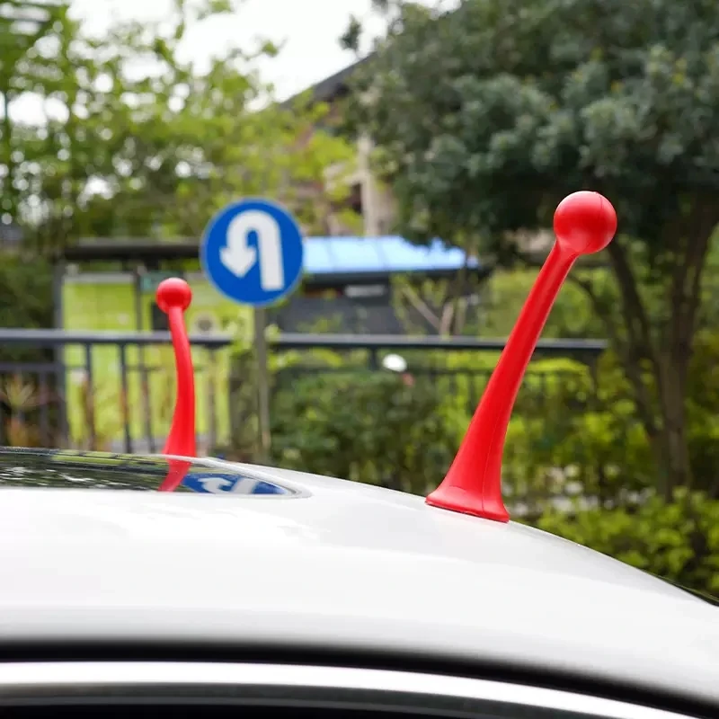 2pcs car roof decoration body modification 3D three-dimensional decompression antenna appearance alien tentacles personalized an