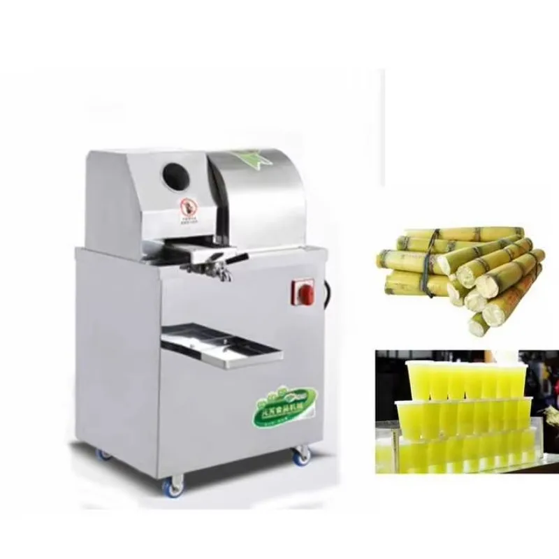 

Sugarcane Juice Extractor Hot Sale Cane Crusher 1100W Cane Juice Squeezer Vertical Sugarcane Machine
