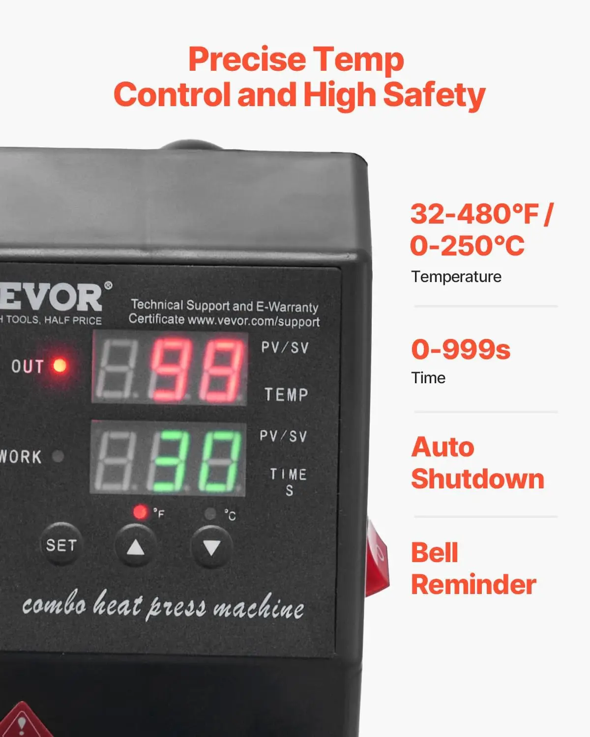 Swing Away Heat Press Digital 12