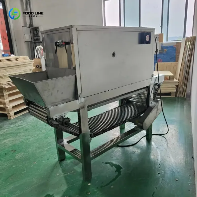 Customized Pneumatic Non-destructive Garlic Peeler Stainless Steel Single Purple Garlic Peeling Machine For Food Processing