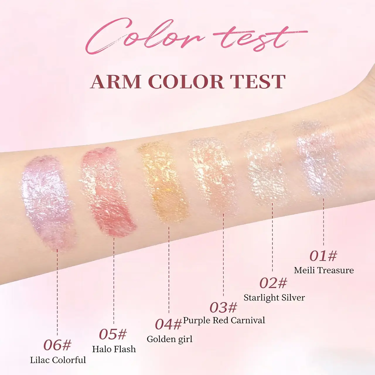 Goldener Lidschattenstift, cremiger und mischbarer, wasserfester Formel, perliger Diamant-Schimmer, aufhellender Textmarker für glänzendes Make-up