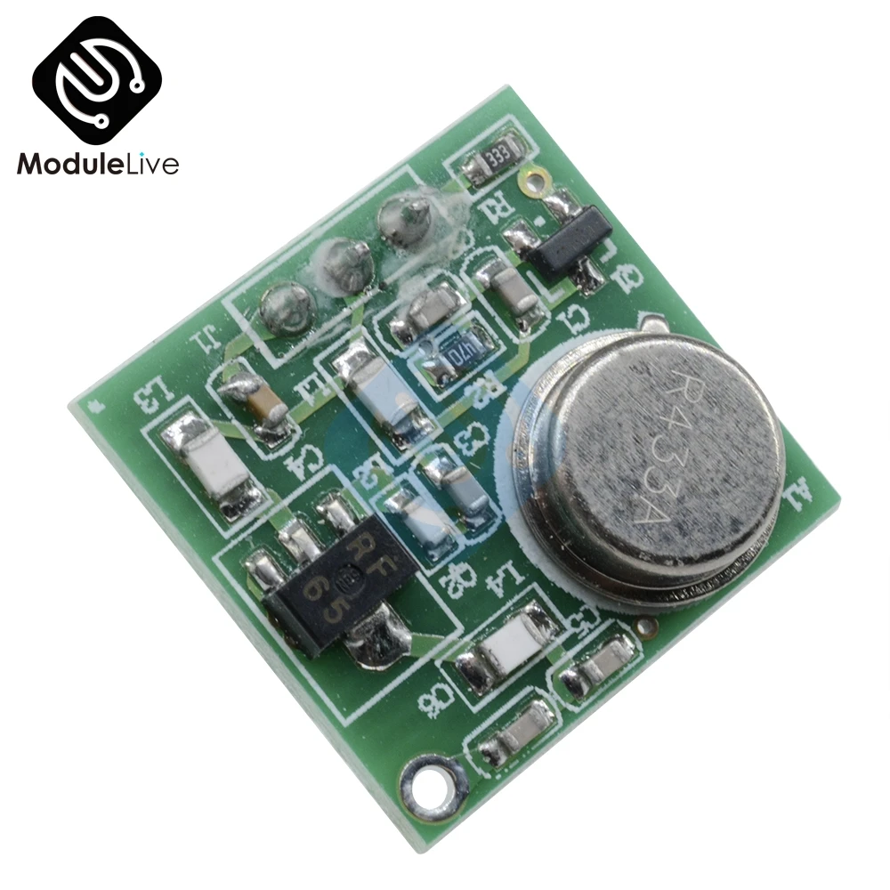 Practical DC 9V-12V Wireless FM Transmitter Board Module ZF-4 433.92MHz #P 433MHZ Wireless FM module transmitter