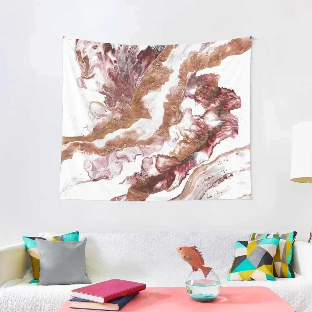 

Burgundy - acrylic painting Ideka art Tapestry Room Design Christmas Decoration Funny Home And Comfort Decor Tapestry