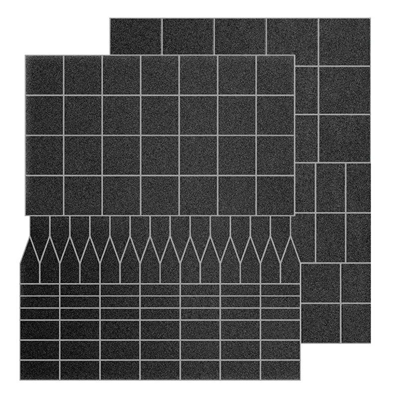 

14-Piece Sandpaper Pre-Cut Mesh (1008 Pieces) For ES-A Reciprocating Sander Flat And Round Sanding Heads Easy Install-AC17