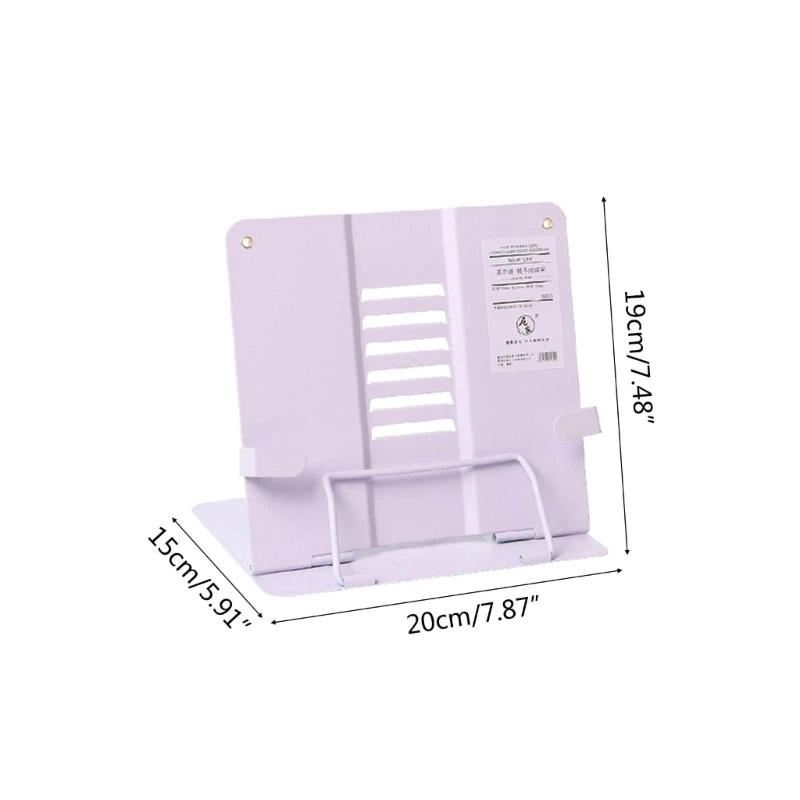 Металлическая подставка для книг, регулируемая подставка для чтения книг, подставка для чтения, складной настольный держатель для книг, сверхпрочная подставка для чтения книг