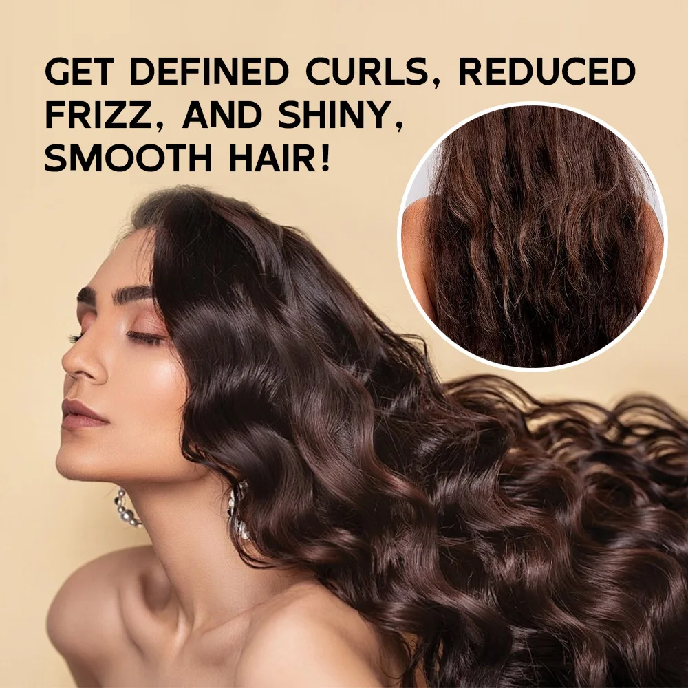 280ml Curly hair cream Elastic styling Moisturizing Improves frizzy hair Fluffy Leave-in conditioner Elastin  Hair care